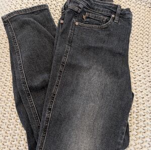 Judy Blue Straight Leg Tummy Control Charcoal Colored Denim, Size 7/28, #JB88902